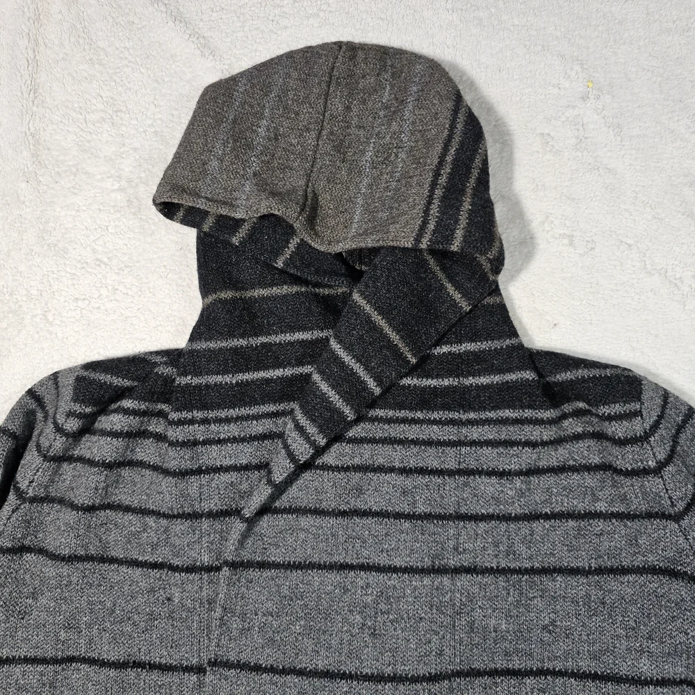 Vince Sophie Striped Cardigan Cashmere Wool Yak Alpaca Size S - Picture 5 of 13